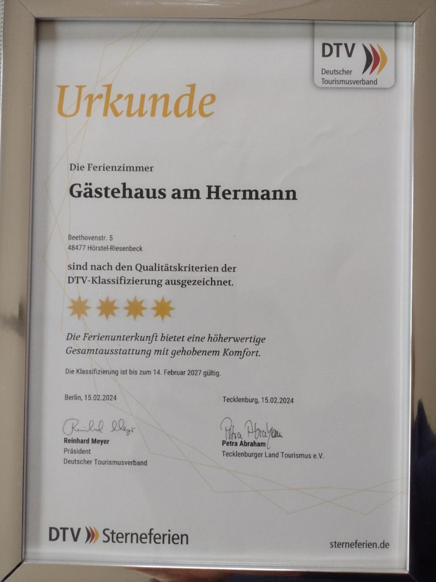 Gaestehaus Am Hermann Hörstel Εξωτερικό φωτογραφία